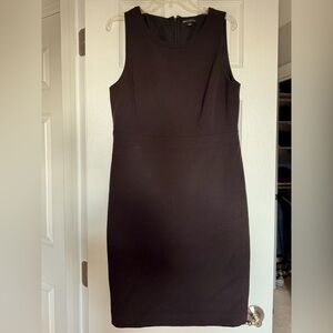 J. Crew Factory Classic Black Sheath Dress Size 10